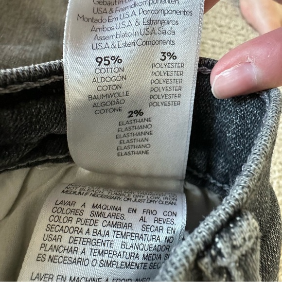 MOTHER‎ The Mid Rise Dazzler in Open Later Gray Busted Knee Size 26 - Picture 5 of 9